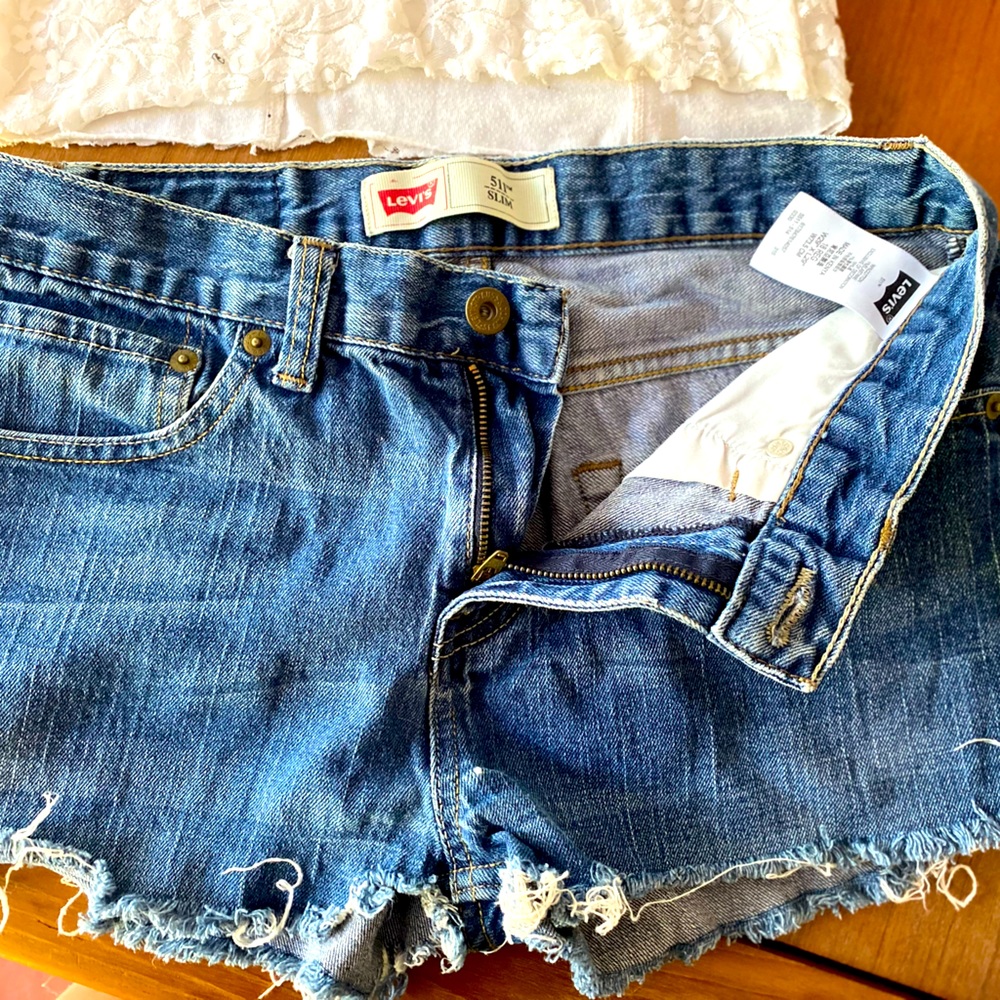 Levi's 511 slim cutoffs